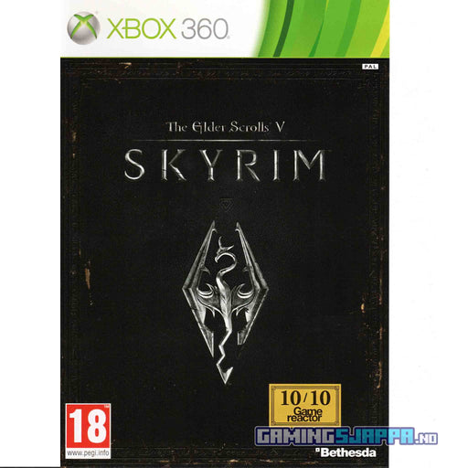 Xbox 360: The Elder Scrolls V - Skyrim (Brukt) Mangler manual [B/X/A-]