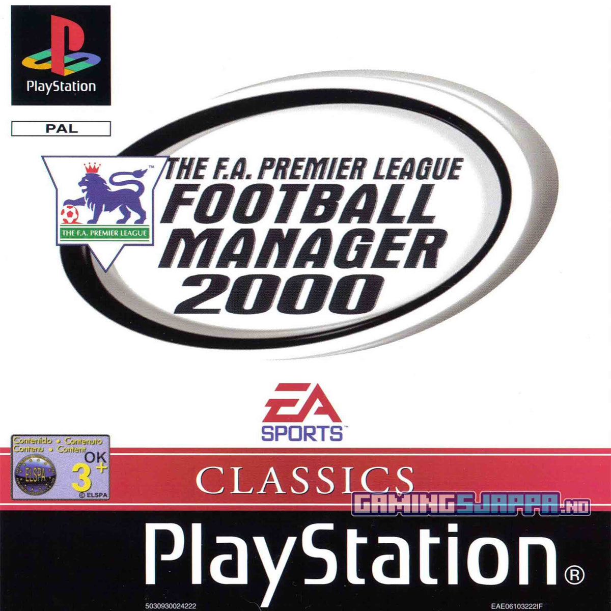 PS1: The Premier League Football Manager 2000 [Classics Value