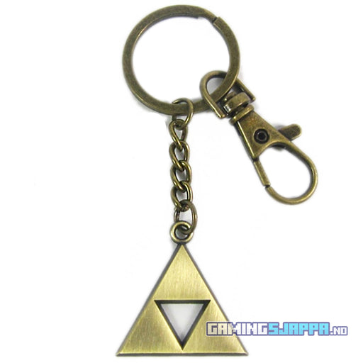 Nøkkelring av metall: The Legend of Zelda - Triforce symbol Gamingsjappa.no