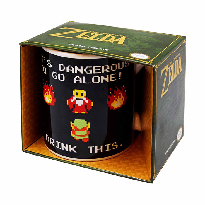 Kopp/krus: The Legend of Zelda - "It's Dangerous to Go Alone! Drink this"
