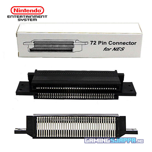 Reservedel: Tredjeparts 72 Pin Connector til Nintendo NES 8-bit