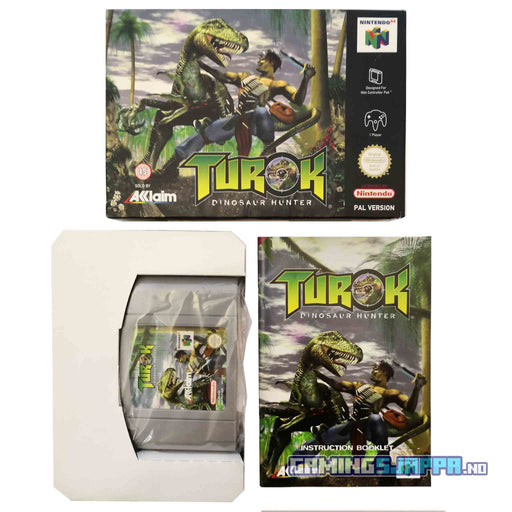 Nintendo 64: Turok - Dinosaur Hunter (Brukt) Komplett [A-/A/A-]