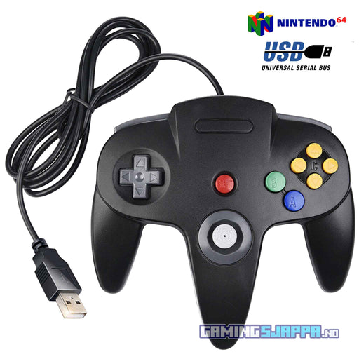 USB-kontroller i Nintendo 64-stil - Gamingsjappa.no