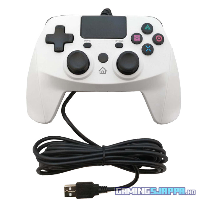 USB-kontroller til PlayStation 4 og PC med kabel (tredjepart) - Gamingsjappa.no