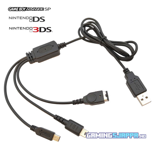 USB-multiladekabel til håndholdte Nintendo-konsoller (Brukt) Gamingsjappa.no