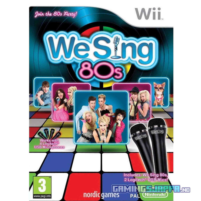 Wii: We Sing 80's (Brukt) Gamingsjappa.no