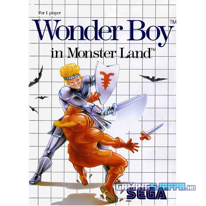 Sega Master System: Wonder Boy in Monster Land (Brukt)