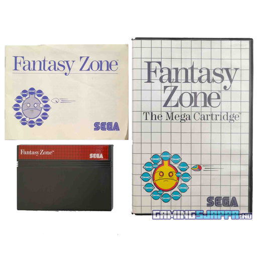 Sega Master System: Fantasy Zone (Brukt) Komplett [A-/B+]