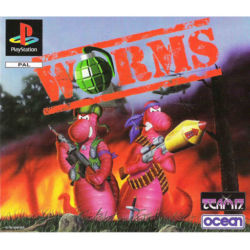 PS1: Worms (Brukt) Dobbeltcover [B+]
