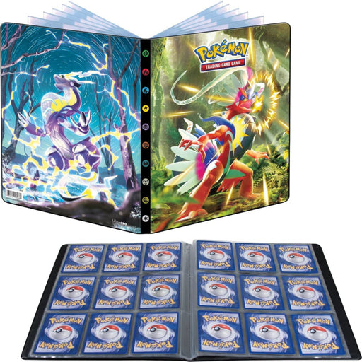 Samlealbum til Pokémon TCG-kort: Scarlet & Violet - Stort 14 x 9 (126/252 kort) [Ultra Pro] - Gamingsjappa.no