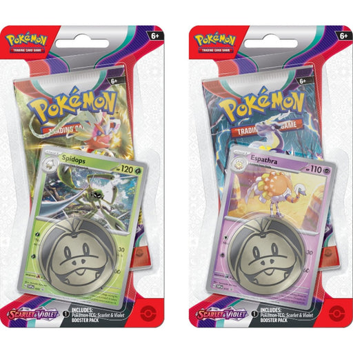 Pokémon TCG-kort: Scarlet & Violet Checklane-boosterpakke med promokort - Gamingsjappa.no