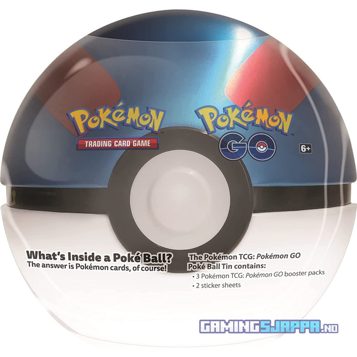 Pokémon TCG-kort: Sword & Shield 10.5 Pokémon GO Poké Ball-tinnboks Super Ball