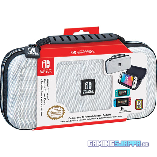 Nintendo Switch: Deluxe Travel Case [White] Gamingsjappa.no